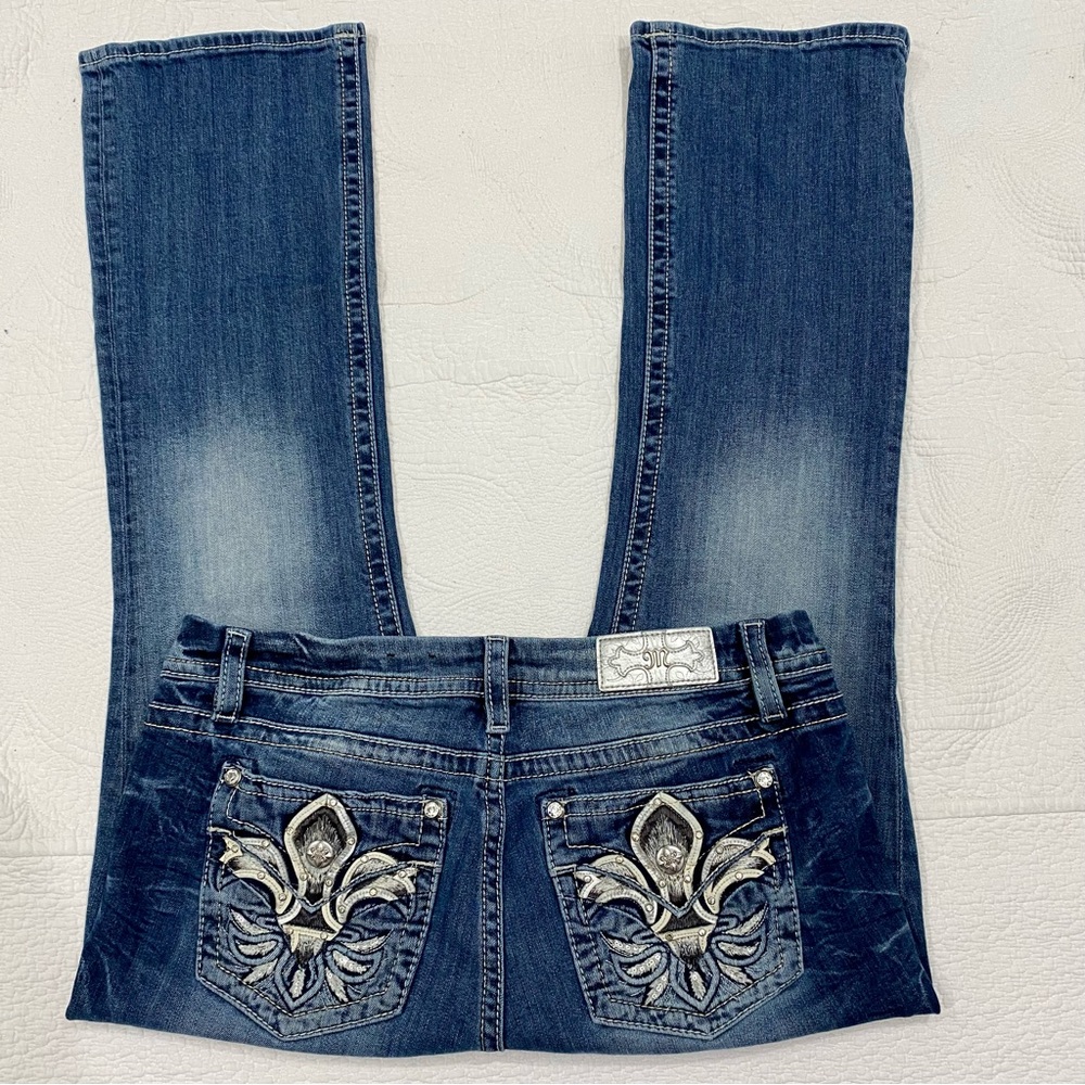MissMe Mid-Rise Easy Boot jeans Size 32